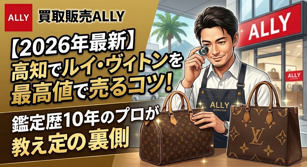 【2026年最新】高知でルイ・ヴィトンを最高値で売るコツ！鑑定歴10年のプロが教える査定の裏側