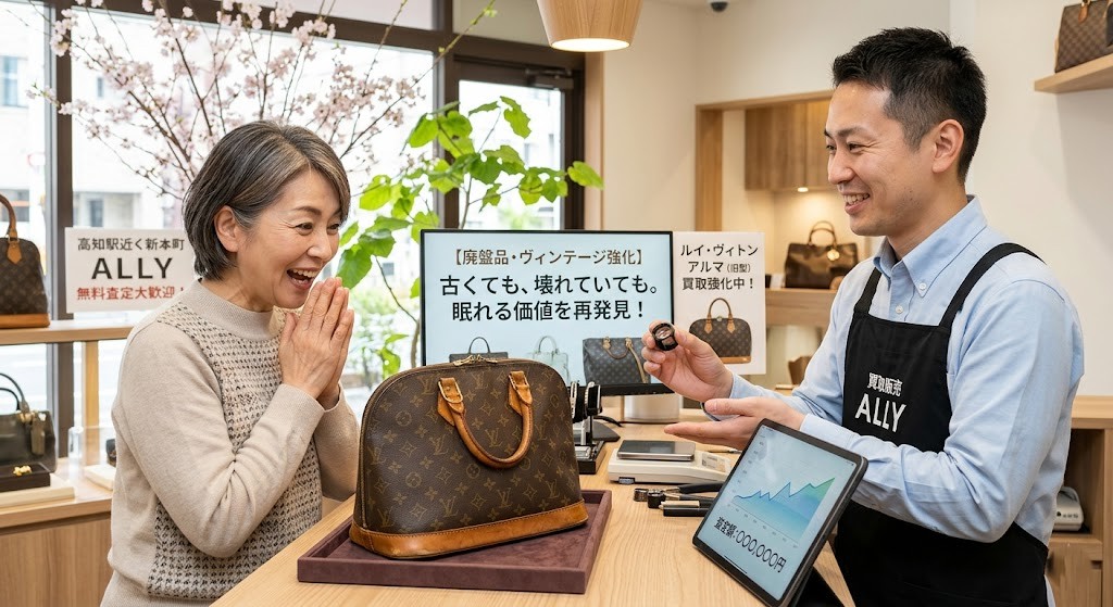 【廃盤品・ヴィンテージ強化】古くても、壊れていても。ルイ・ヴィトンや金・ロレックスの「眠れる価値」を再発見します。