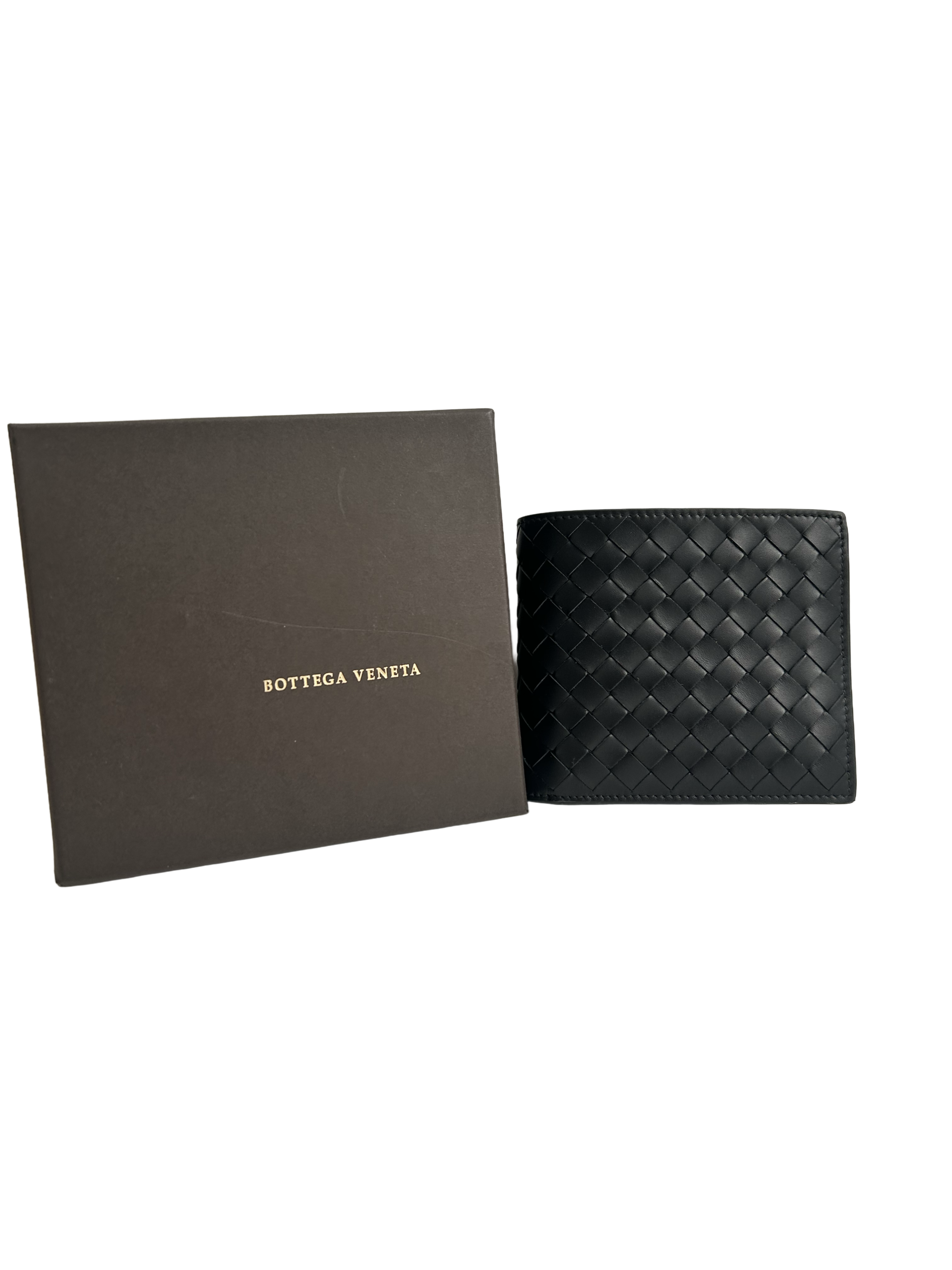 BOTTEGA VENETA ｲﾝﾄﾚﾁｬｰﾄ二つ折り財布