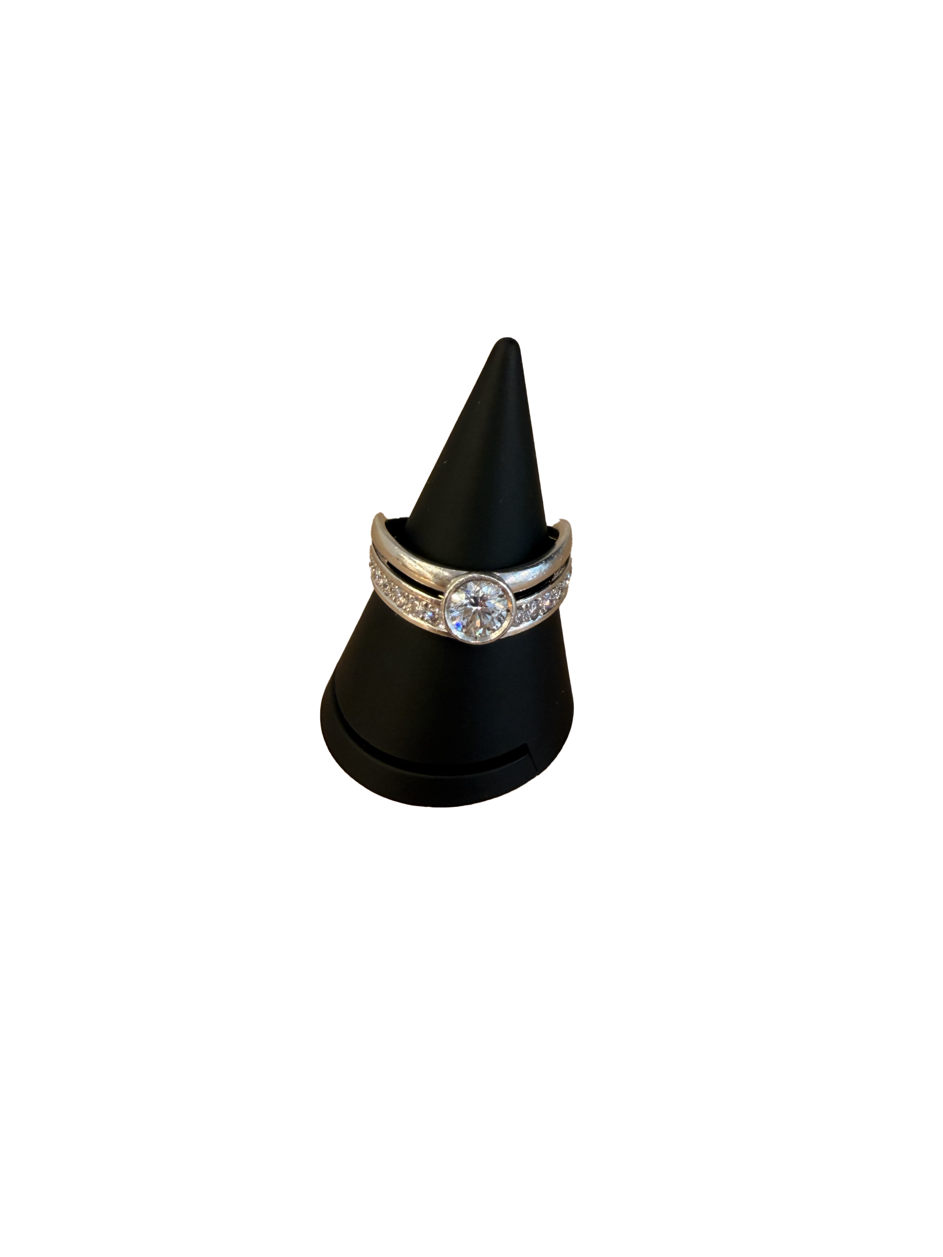 PT(ﾌﾟﾗﾁﾅ)950 ﾀﾞｲﾔﾓﾝﾄﾞﾘﾝｸﾞ　0.53ct　6.5g