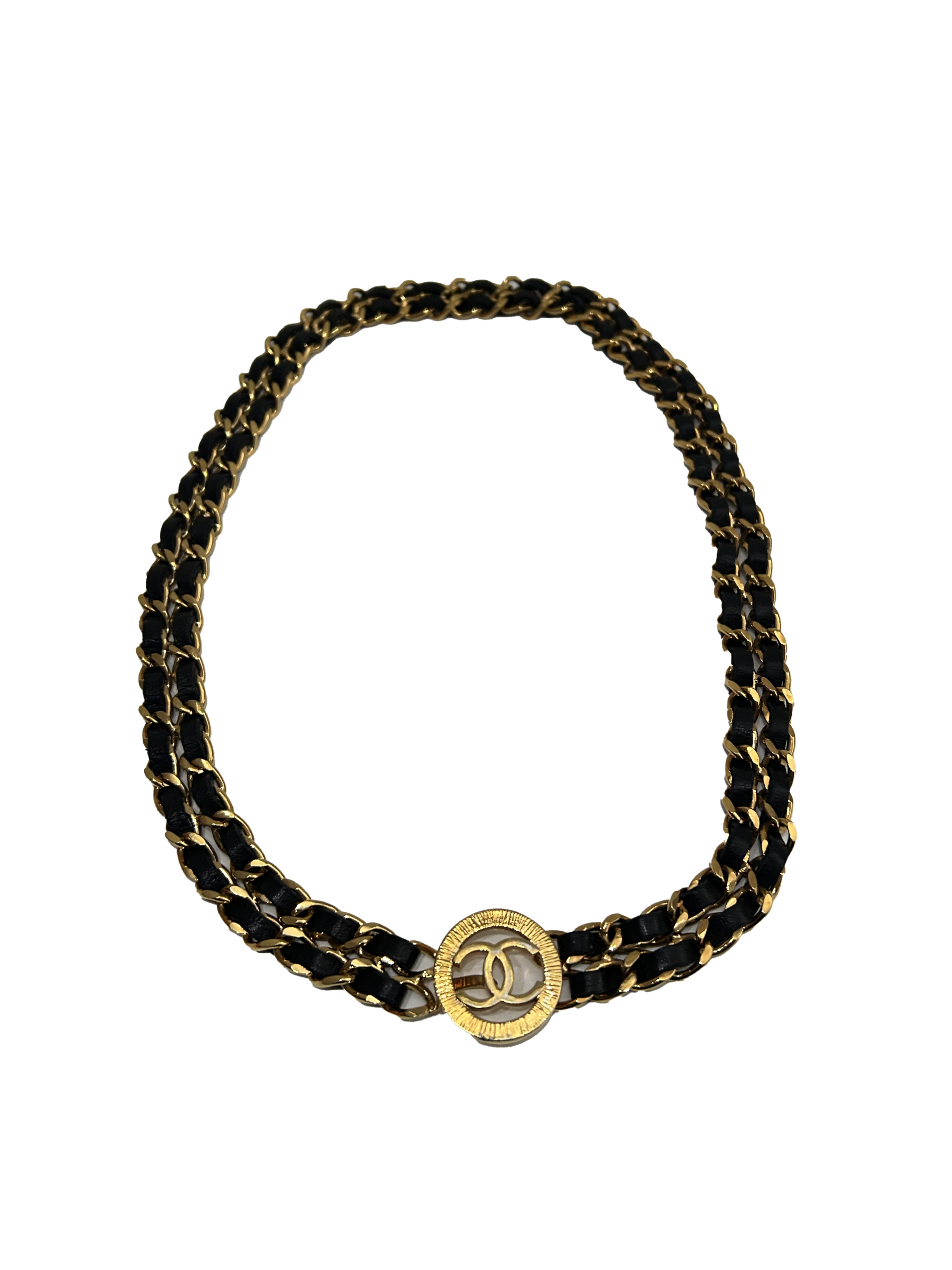 CHANEL　ヴィンテージレザーベルト