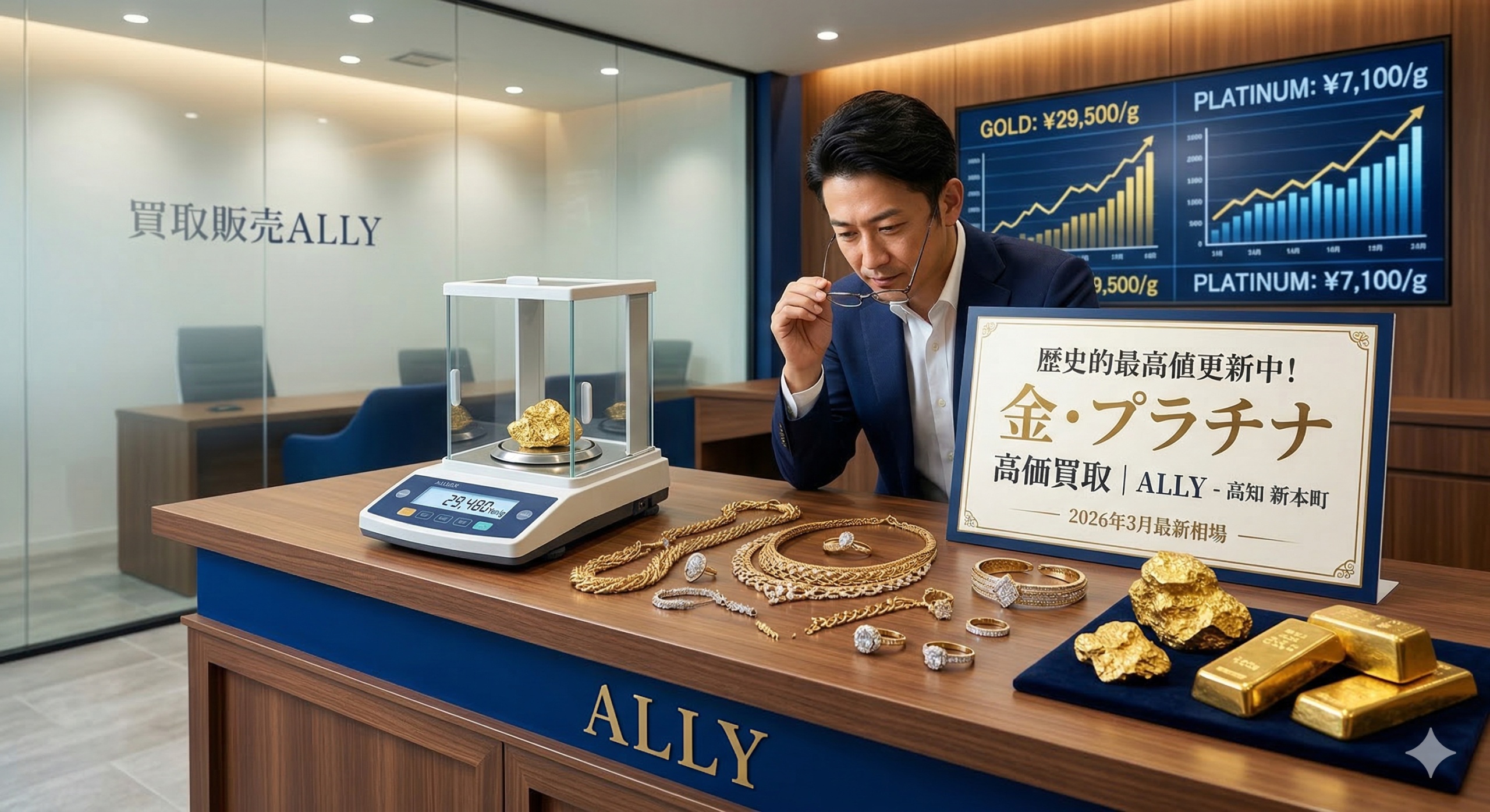 2026年最新】金相場が史上最高値を更新中！高知で貴金属を売るなら「今」が絶好のチャンスと言える理由