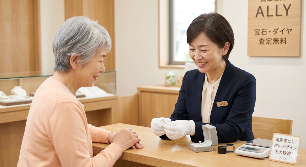 高知市でダイヤモンドを高く売るコツ｜鑑定書なし・古いデザインの宝石も査定できる理由