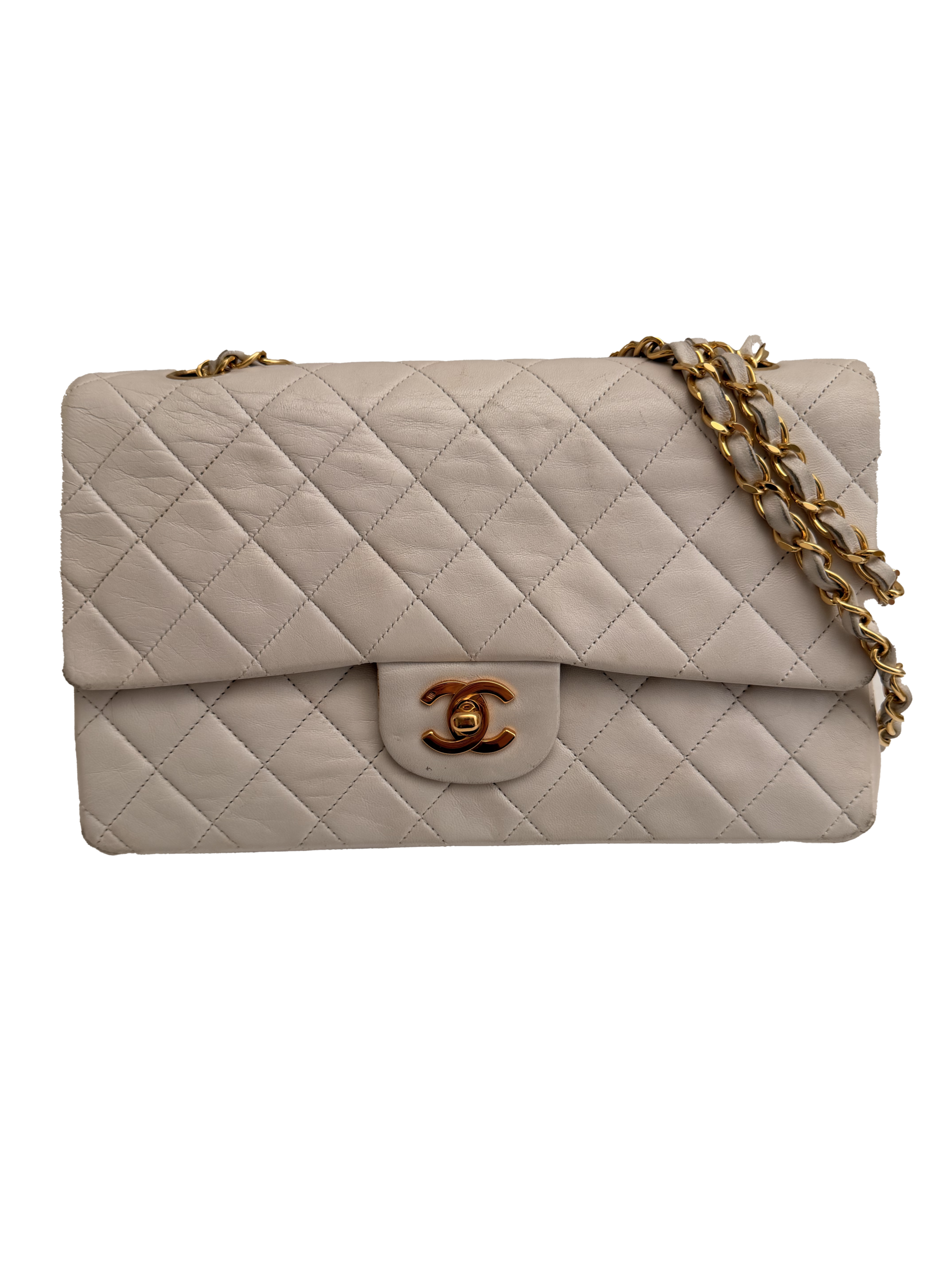 CHANEL　Wフラップチェーンショルダーバッグ