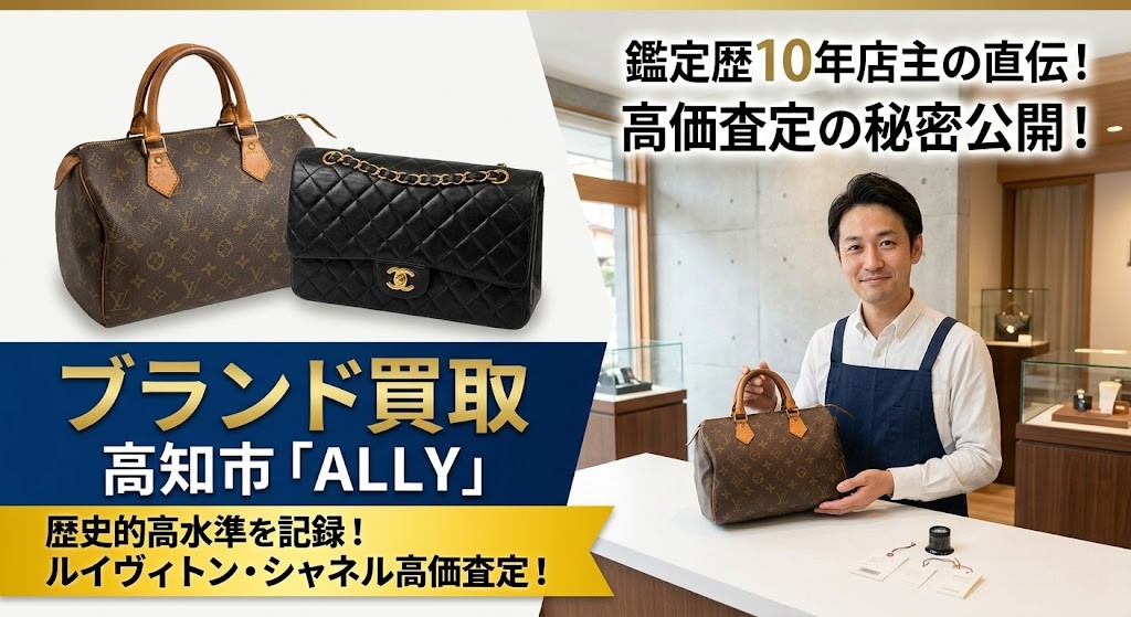 【2026年最新】高知のブランド買取おすすめショップ｜ルイヴィトンやシャネルを高価査定できる秘密