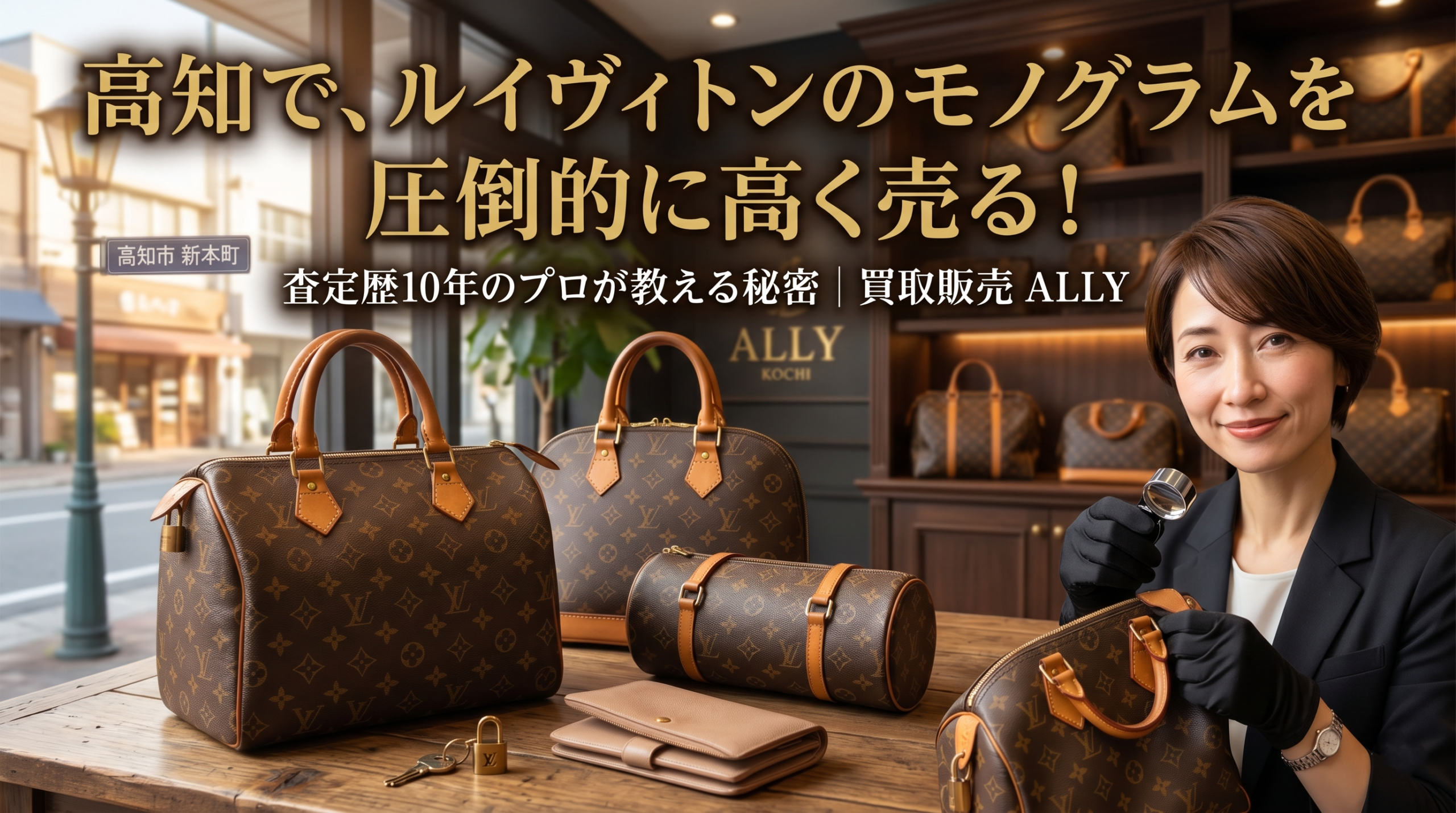 高知でルイヴィトンのモノグラムを高く売るなら？査定歴10年のプロが教える高価買取のチェックポイント