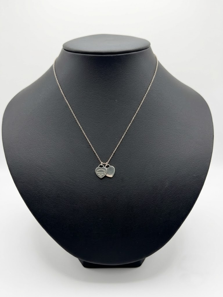 TIFFANY&Co.  リターントゥ ミニ ダブルハート ネックレス 3g